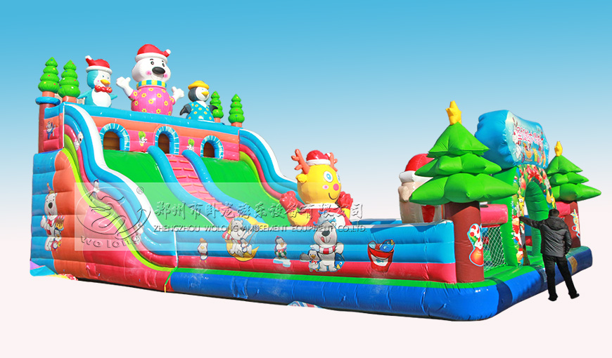 圣诞熊大滑梯