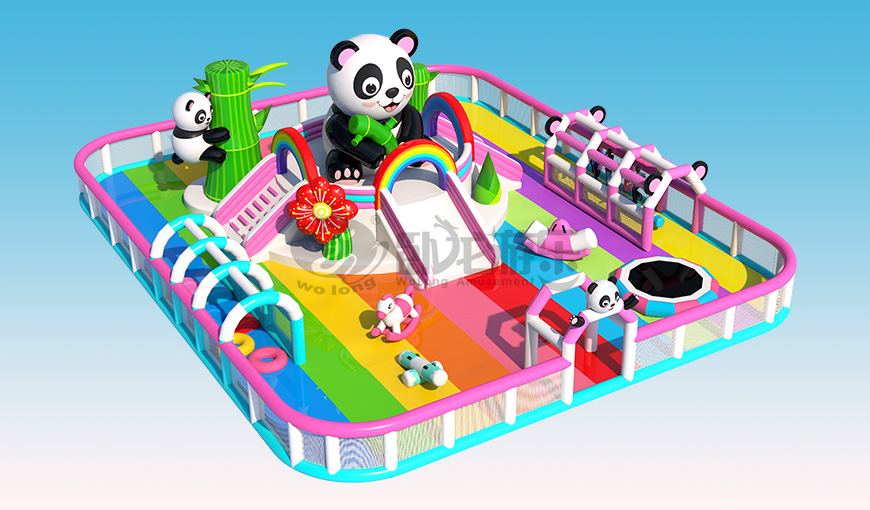 熊猫水床乐园