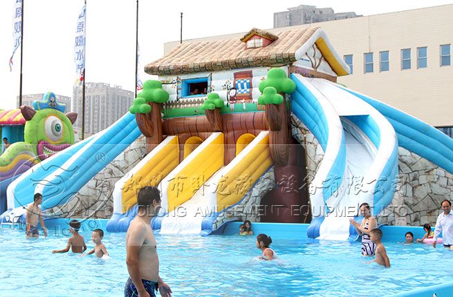 连接滑梯 新型水滑梯