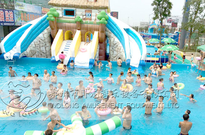 连接滑梯 新型水滑梯