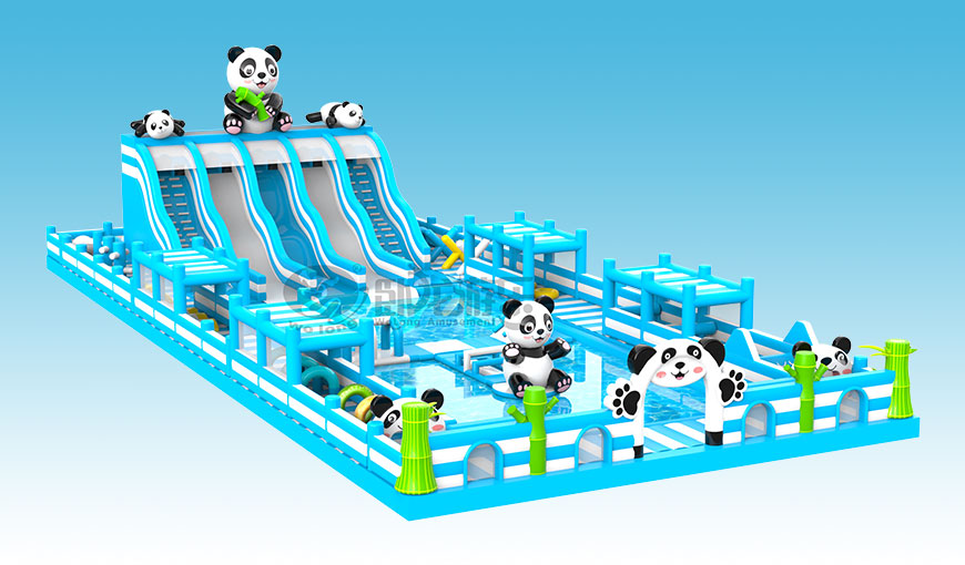 熊猫戏水环绕式水乐园