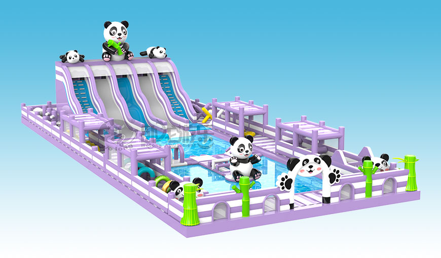 熊猫戏水环绕式水乐园