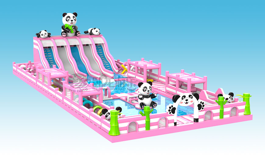 熊猫戏水环绕式水乐园