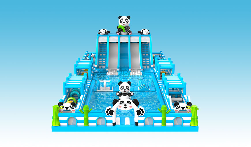 熊猫戏水环绕式水乐园