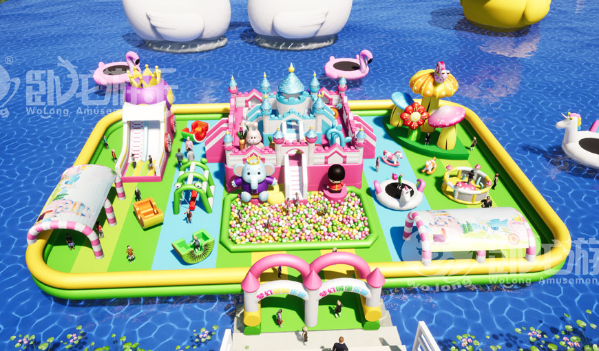 梦幻城堡漂浮乐园