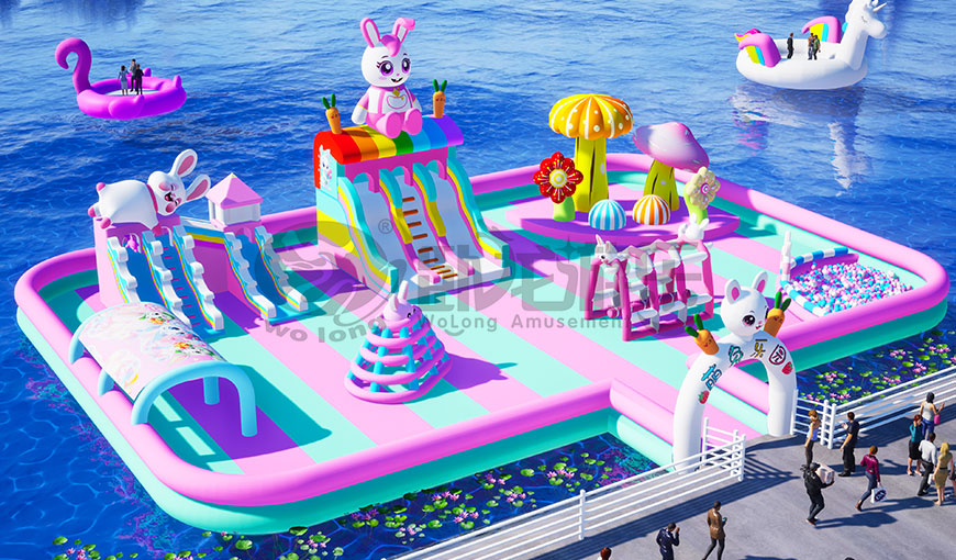 萌兔漂浮乐园